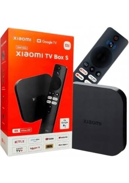 4K Ultra Hd Akışlı Medya Oynatıcılı Mi Box S (2. Nesil) |çift Bant Bağlantısı | Tv ve Asistan ve Uzaktan Desteklenen - Siyah modelleri