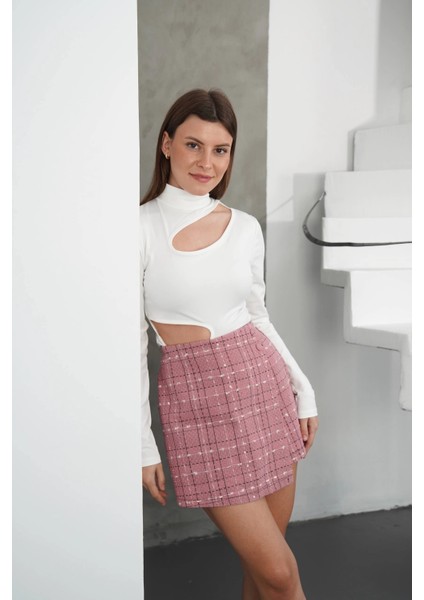 Mtxdpn Iki Düğmeli Şort Etek Pembe H26414 (Beden: Xl) indirimleri