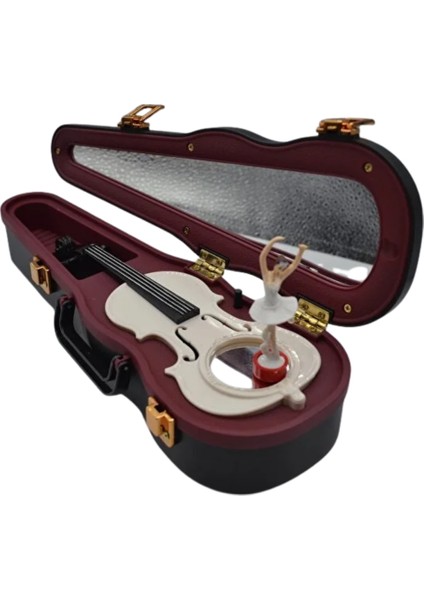 Keman Kutusu Tasarımlı Dönen Balerinli Müzik Kutusu – Nostaljik Dekoratif Hediyelik Ürün modelleri