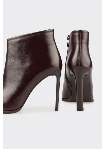 Kahve Deri Kadın Klasik Bot fırsatları