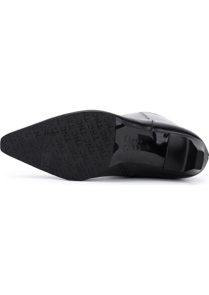 Kadın Hakiki Deri Siyah Klasik Çizme 33 16510 Bn Czm SK25-26 Sıyah Derı modelleri