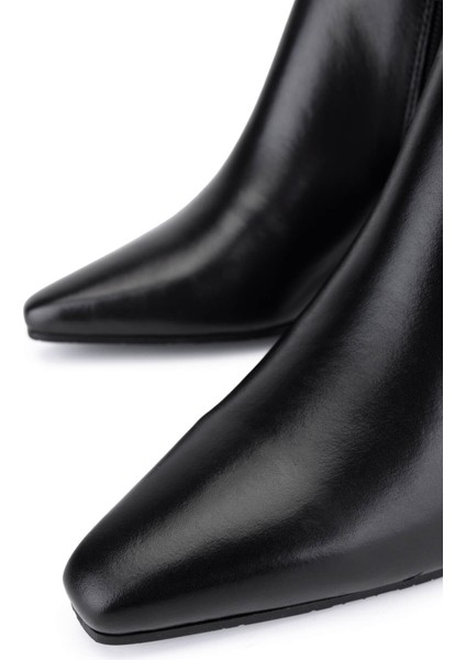 Kadın Hakiki Deri Siyah Klasik Çizme 33 16510 Bn Czm SK25-26 Sıyah Derı fırsatları