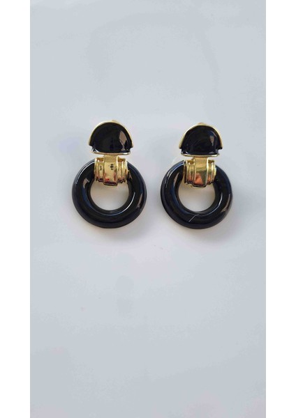 Siyah Marka Model Küpe