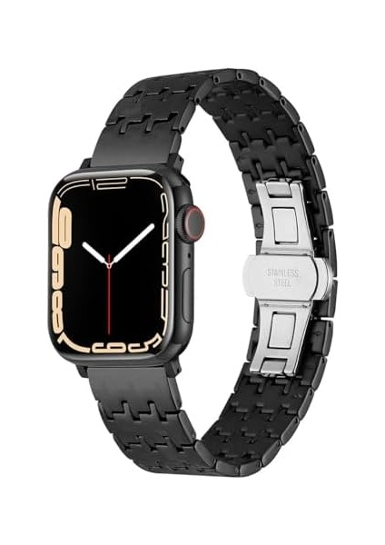 Ile Uyumlu 42MM Krd-86 Metal Kordon Siyah modelleri