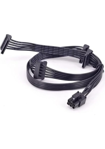 Pin Power Kablosu 6 Pin Modüler Sata Kablo 6 Pin 4x Sata Kablo 90 cm 6 Pin Sata Kablo Power Kablosu modelleri