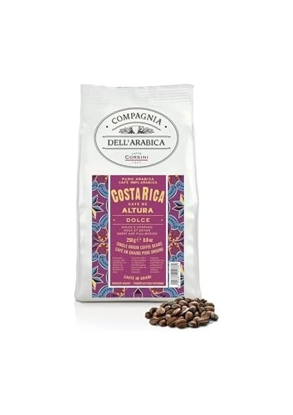 Caffè Corsını 1950 Kosta Rika ALTURA%100 Arabica Çekirdek Kahve 250GR fiyatları