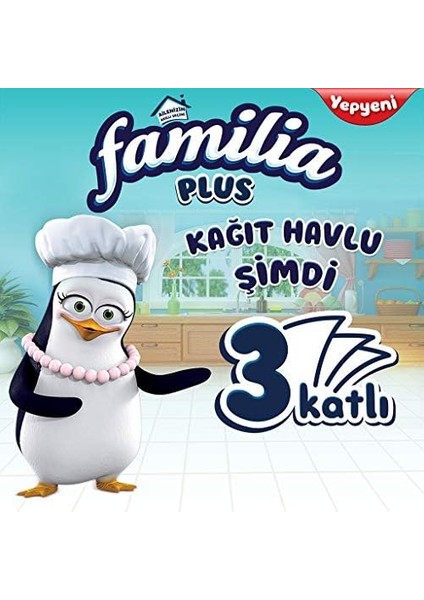 Familia Plus 3 Katlı 12&apos;li Kağıt Havlu (1 x 12 Adet) modelleri