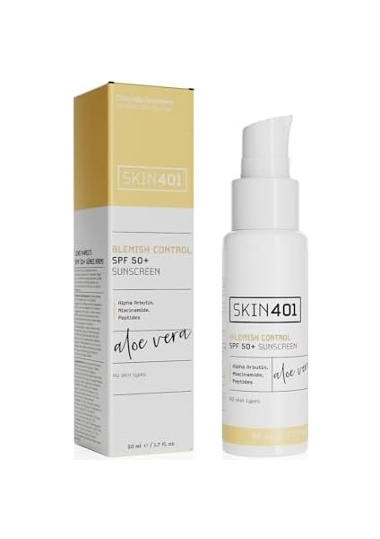 SKIN401 Spf 50+ Aloe Vera Nemlendiricili Güneş Kremi 50 ml modelleri