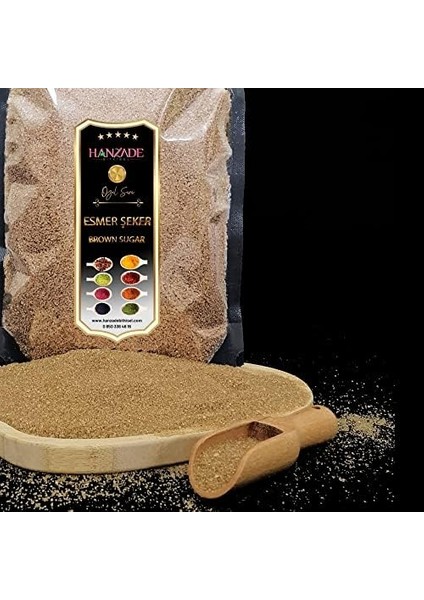 Hanzade Bitkisel Esmer Şeker Toz 500 gr