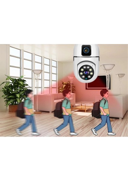 Çift Lensli Duy Girişli Kablosuz Ampul Kamera fiyatları