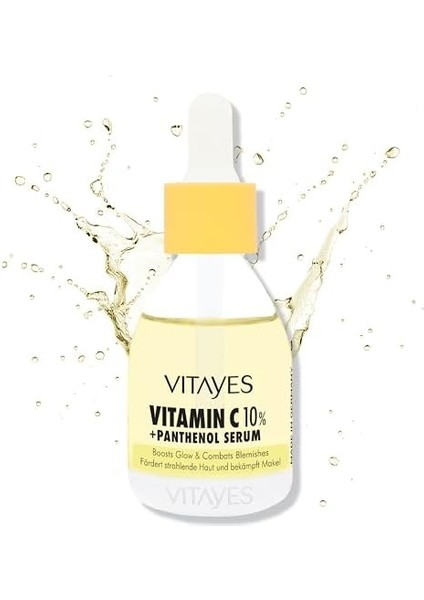 Vıtayes C Vitamini%10 ve Panthenol Cilt Tonu Eşitleyici Leke Karşıtı Aydınlatıcı Nemlendirici Serum, 30 ml modelleri