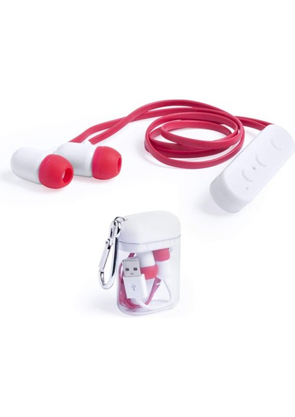 3268 Hd Kalitesinde Harici Gürültüye Karşı Yalıtımlı Telefon Kulaklığı, Kırmızı