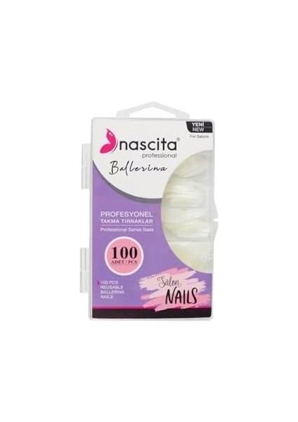 Nascita 100&APOS;LÜ Kutulu Ballerina Takma Tırnak - 168