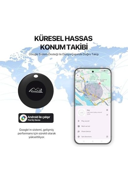Lifetag Smart Tag Lisanslı Akıllı Takip Cihazı - Siyah- 4&apos;lü Paket (Sadece ile Uyumludur) fiyatları
