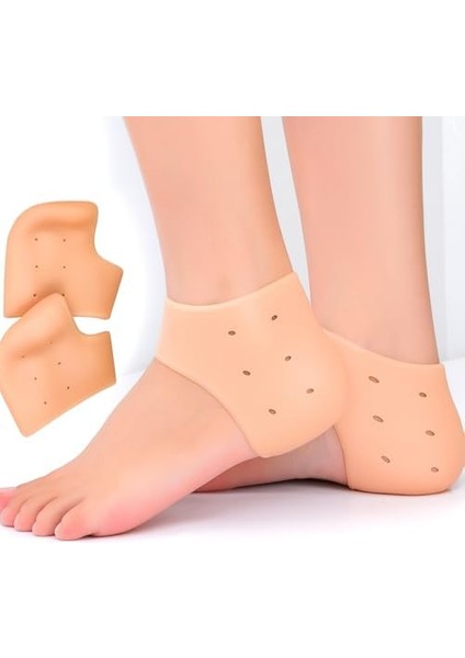 Kyrotech Silikon Topuk Çorabı, Topuk Dikeni ve Çatlaklara Karşı Yastıklayıcı KORUMA,%100 Yumuşak Jel Gömlek, Ayak Bakımı Için 1 Çift Ortopedik Destek fiyatları
