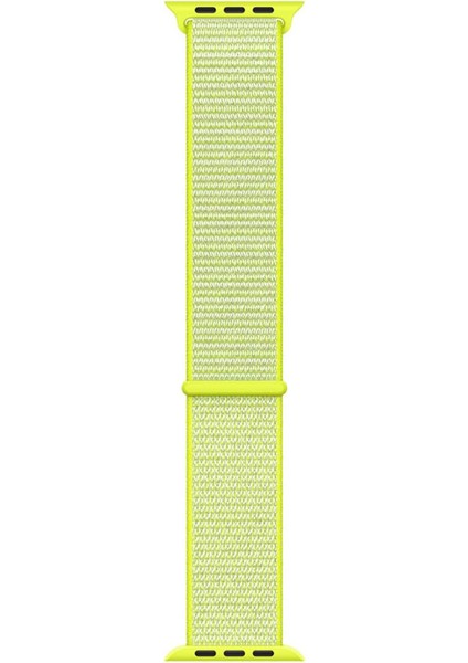 Series 4 40MM Için Kordon Hasırlı Woven Light [ Series 4 40MM ile Uyumlu Kordon - Açık Sarı]