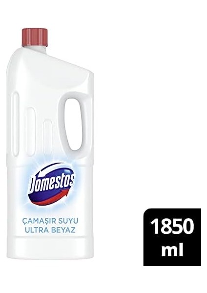 Domestos Ultra Beyaz Maksimum Hijyen Yoğun Kıvamlı Çamaşır Suyu (1 x 1850 Ml)