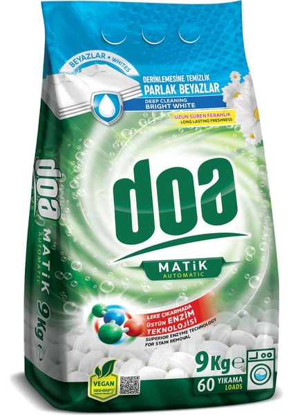 Doa Matik Deterjan Beyazlar 9 kg