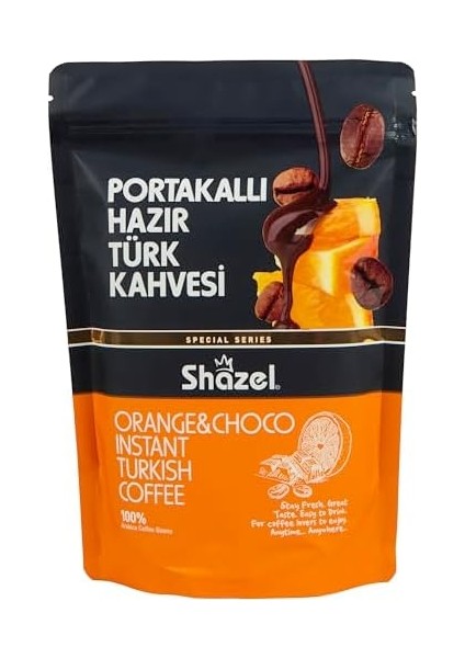 Shazel Portakallı Hazır Türk Kahvesi 200 gr