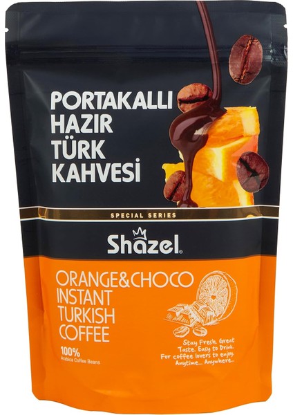 Shazel Portakallı Hazır Türk Kahvesi 200 gr fiyatları