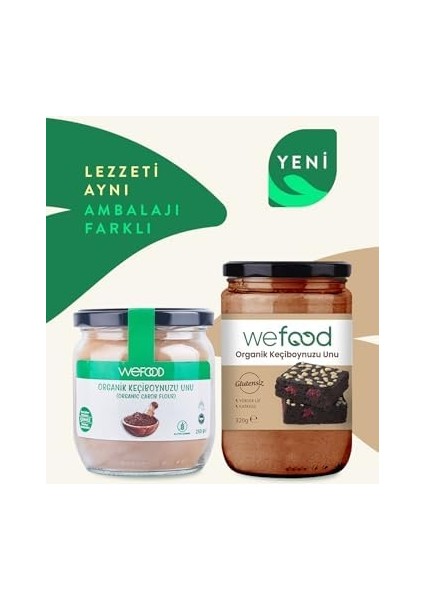 Wefood Organik Keçiboynuzu Unu 320 gr modelleri