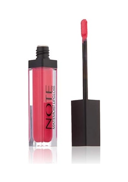 Note Cosmetıque Mattemoist Lipgloss 406 Sweet Heart Yarı Mat Saten Bitişli Likit Ruj - Pembe