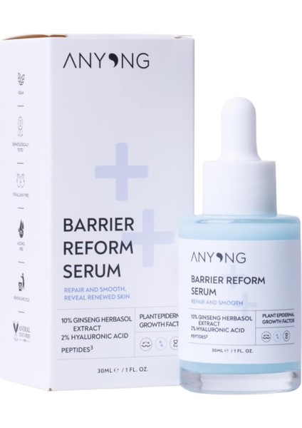 Anyong Bariyer Onarıcı, Kırışıklık ve Yaşlanma Karşıtı Serum (Hyalüronik Asit & Peptit & Seramid & Ginseng) modelleri