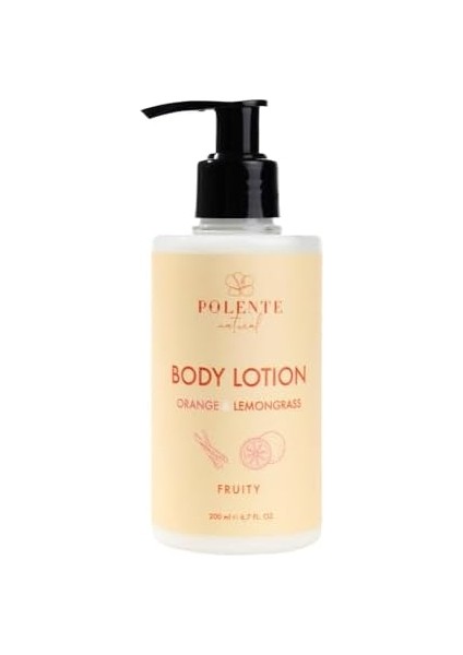 Polente Natural - Vücut Losyonu- Portakal Çiçeği & Limon Otu (200 Ml)