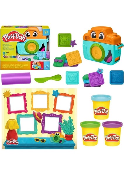 G0502 Play-Doh Eğlenceli Fotoğrafçi Başlangıç Seti+3 Yaş modelleri