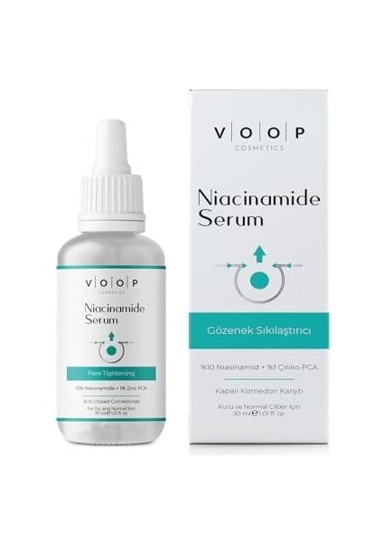 Voop Niacinamide, Gözenek Sıkılaştırıcı Serum 30 ml