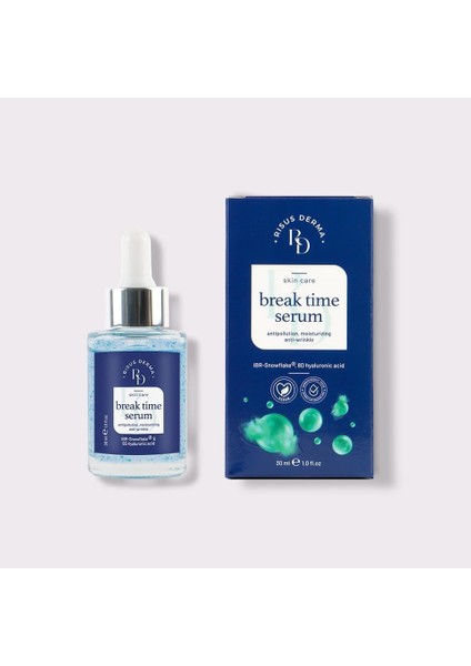 Rd Risus Derma Break Time Serum, Anti-Kırışıklık Nemlendirici Serum, Ibr-Snowflake® ve 8 Çeşit Hyalüronik Asit Içerir fiyatları