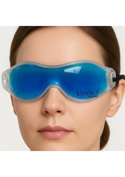 Vanaca Grup Soğuk Kompres Göz Maskesi Tekrar Kullanılabilir Soğutucu Kompres Göz Maskesi, Termojel Göz Maskesi, Göz Altı Torbasi Azaltıcı Soğuk Kompres Göz Maskesi modelleri