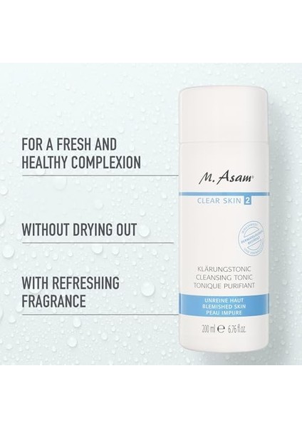 M.asam Clear Skin Yüz Toniği 200 ml fiyatları