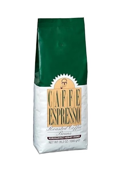 Kurukahveci Mehmet Efendi Caffe Espresso Kavrulmuş Çekirdek 1 kg