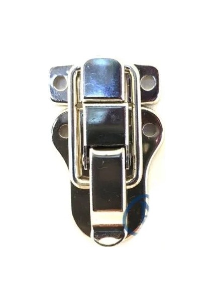 Sandık, Kutu Klipsi, Ön Kilidi - 48X30MM, Nikel, 100 Adet