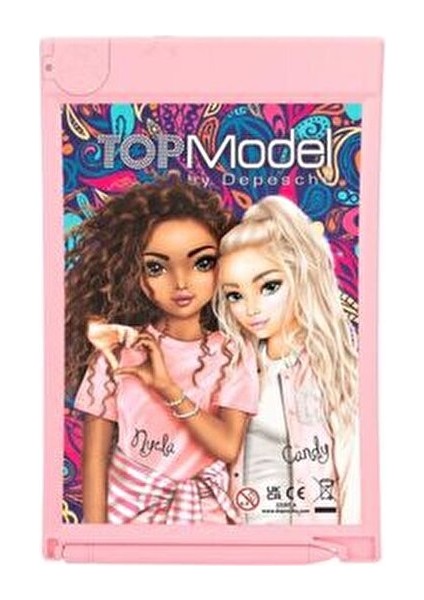 Sihirli Tahta LCD Çizim ve Yazma Eğlencesi 8,5 İnç Pembe Renkli