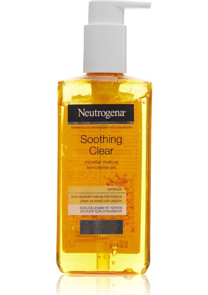 Neutrogena Soothing Clear Micellar & Temizleme Jeli (200 Ml)