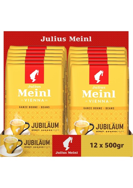 Julius Meinl Jubilaeums Çekirdek Kahve, 500 G x 12 Adet modelleri
