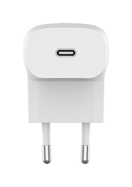 Usb-C Power Delivery Usb-C/ Kablolu Hızlı Şarj Cihazı, Pd 3.1 Pps, 14, Pro, Max,, Ipad,, ve Diğer Cihazlar, 20W - Beyaz, WCA006VF1MWH-B5,20-W Için Sertifikalı modelleri