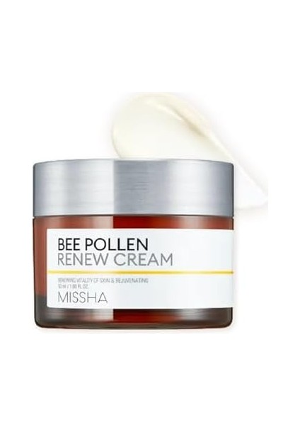 Mıssha Arı Poleni Içeren Yoğun Besleyici Nemlendirici Krem 50ML Bee Pollen Renew Cream