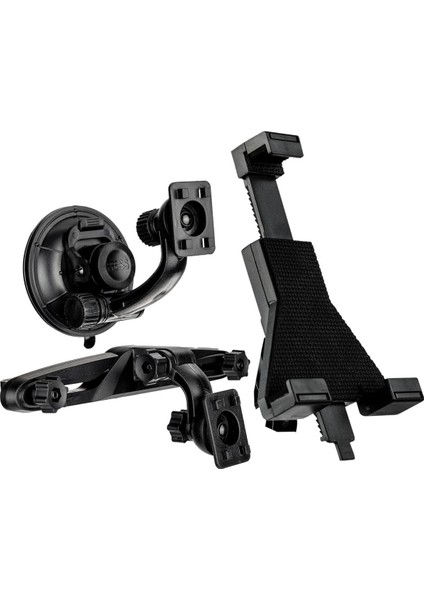 Cep Telefon ve Tablet Tutucu Ön Cam ve Araç Koltuk Arkası Profesyonel 360 Derece Dönebilen