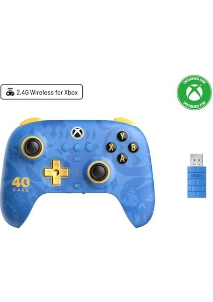 8bitdo 3-Mode Controller For Xbox, Hall Effect Joysticks, Pro Back Buttons, Compatibility With Xbox Series X|s & Xbox One,, Windows Pc & - Rare 40TH Anniversary Edition fiyatları