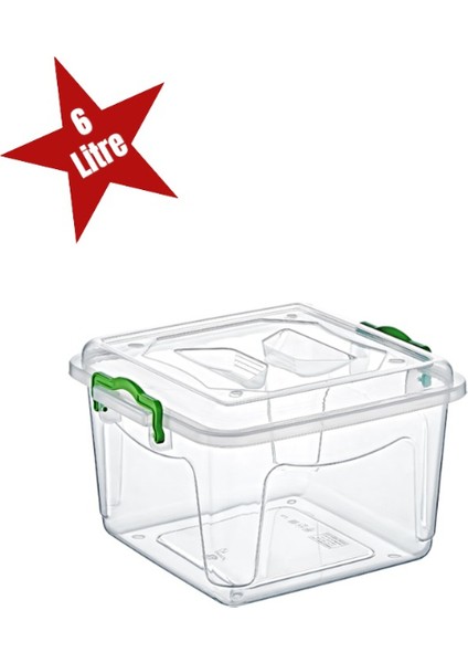 Şeffaf Saklama Kutusu 6 Litre