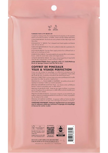 6 Parçalı Kusursuz Yüz Fırça Seti Yüz, Göz ve Kaş Makyajı Için fiyatları