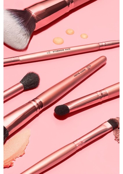 6 Parçalı Kusursuz Yüz Fırça Seti Yüz, Göz ve Kaş Makyajı Için fırsatları