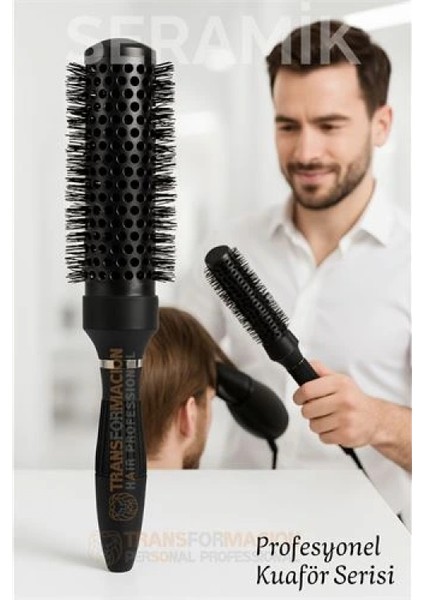 Profesyonel Kuaför 50 mm Ceramic Ionic Nano Fön Fırçası – 32 cm Uzunluk, Profesyonel Kuaför Serisi fiyatları