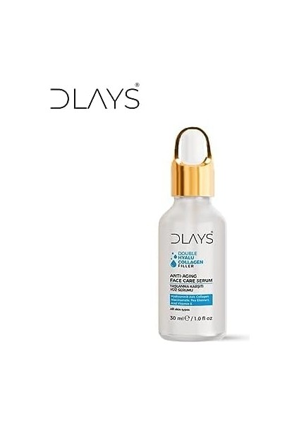 C72RO Dlays Double Hyalu Collagen Filler Yaşlanma Karşıtı Yüz Serumu 30ML