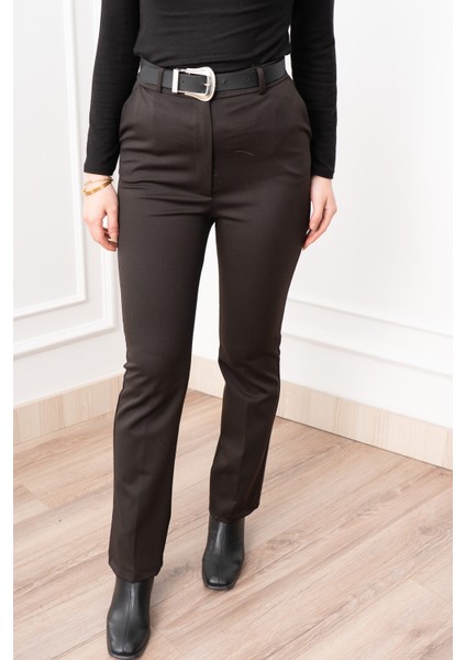 Boru Paça Kemerli Smart Pantolon 3989 fırsatları
