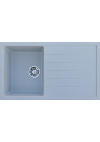 Tek Göz Damlalıklı Granit Eviye 86X50CM