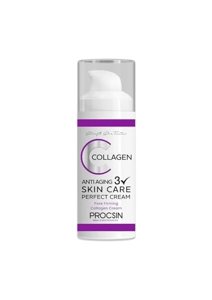 Procsın Anti-Aging Etkili Collagen Krem, Yaşlanma & Kırışıklık Karşıtı, Cilt Sıkılaştırıcı & Yenileyici, Günlük Bakım, 50 ml fiyatları
